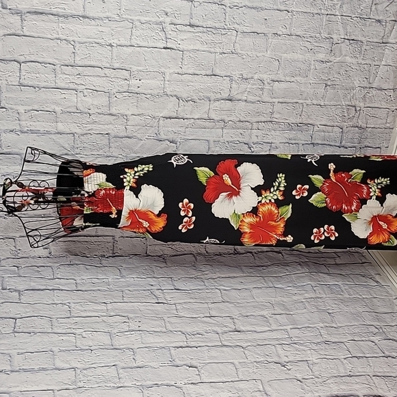 STEVEN WEAR DESIGNED BY HAWAII Tropical Floral Maxi Dress Small - Picture 10 of 11